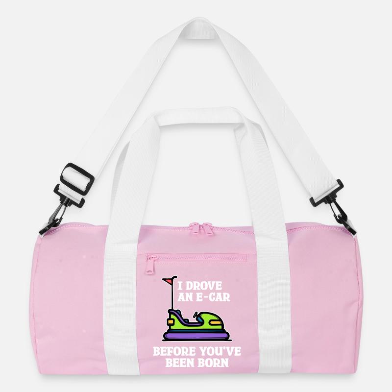 Tanken E-auto Elektrische Energie Statement Strom Recycelte Duffel Bag