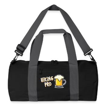 Refueling Statement Gasoline Diesel Electricity Energy - Recycled Duffel Bag - black/graphite grey - Front