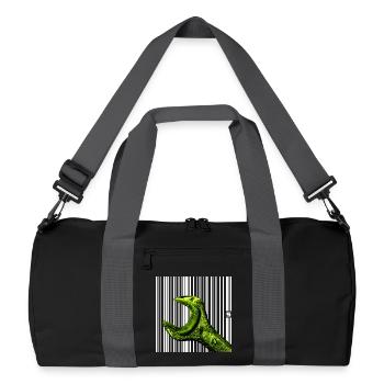 SPOT - SERVICE - Recycelte Duffel Bag - Schwarz/Graphitgrau - Vorne