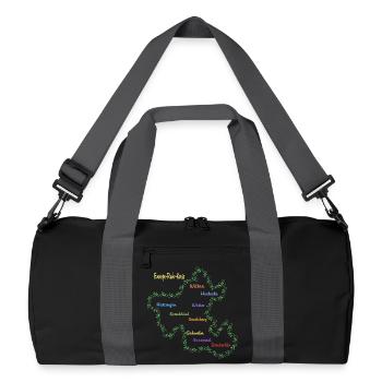 Ennepe Ruhr Kreis - Recycelte Duffel Bag - Schwarz/Graphitgrau - Vorne