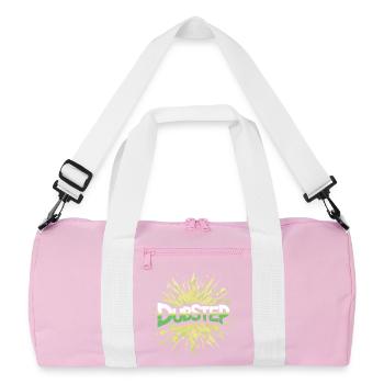 Dubstep-Explosion - Recycelte Duffel Bag - Rosa/Weiß - Vorne