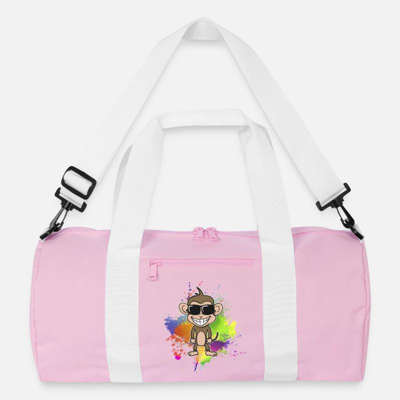 Singe d’été coloré Sac de sport recyclé