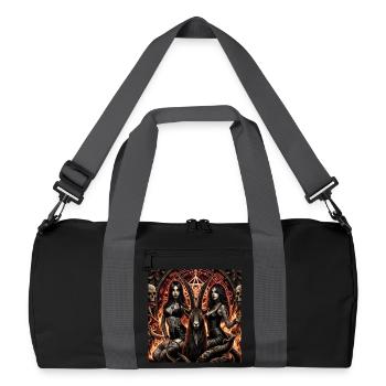 Living with Satan - Recycled Duffel Bag - black/graphite grey - Front