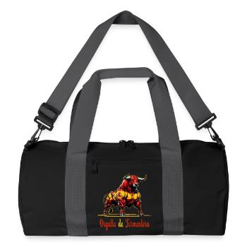 La fierté du design du drapeau de Formentera - Sac de sport recyclé - noir/gris graphite - Devant