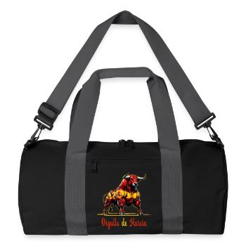 La fierté du design du drapeau de Murcie - Sac de sport recyclé - noir/gris graphite - Devant