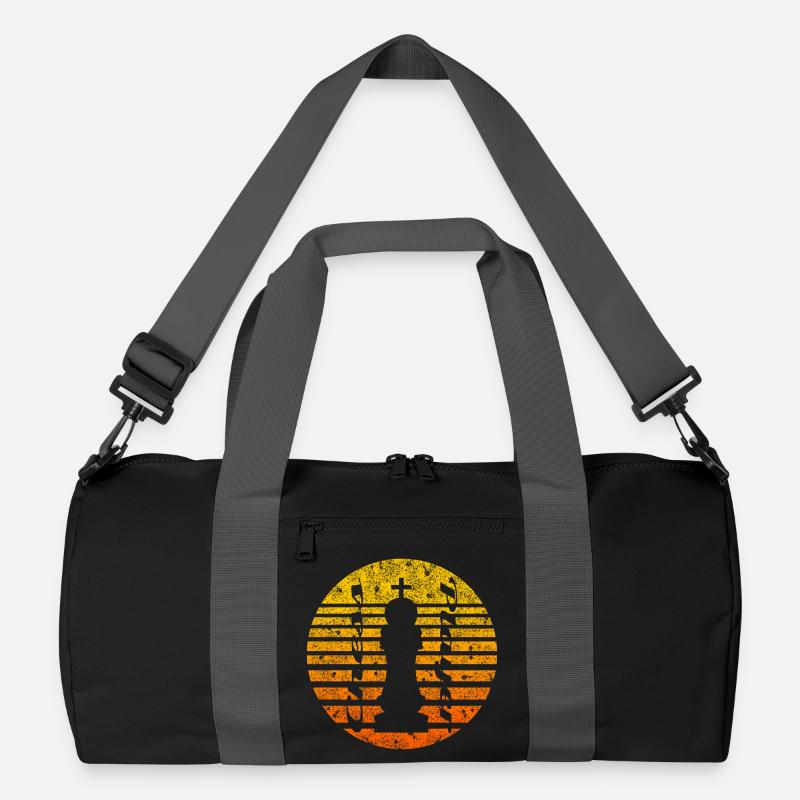Schach Motiv mit König Recycelte Duffel Bag