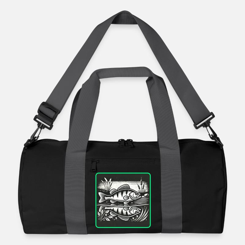 Barsch Raubfisch Design Recycelte Duffel Bag
