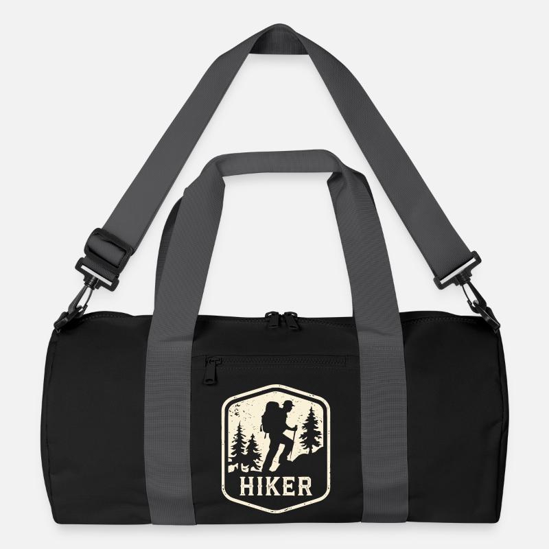 Wanderer - Recycelte Duffel Bag - Schwarz/Graphitgrau
