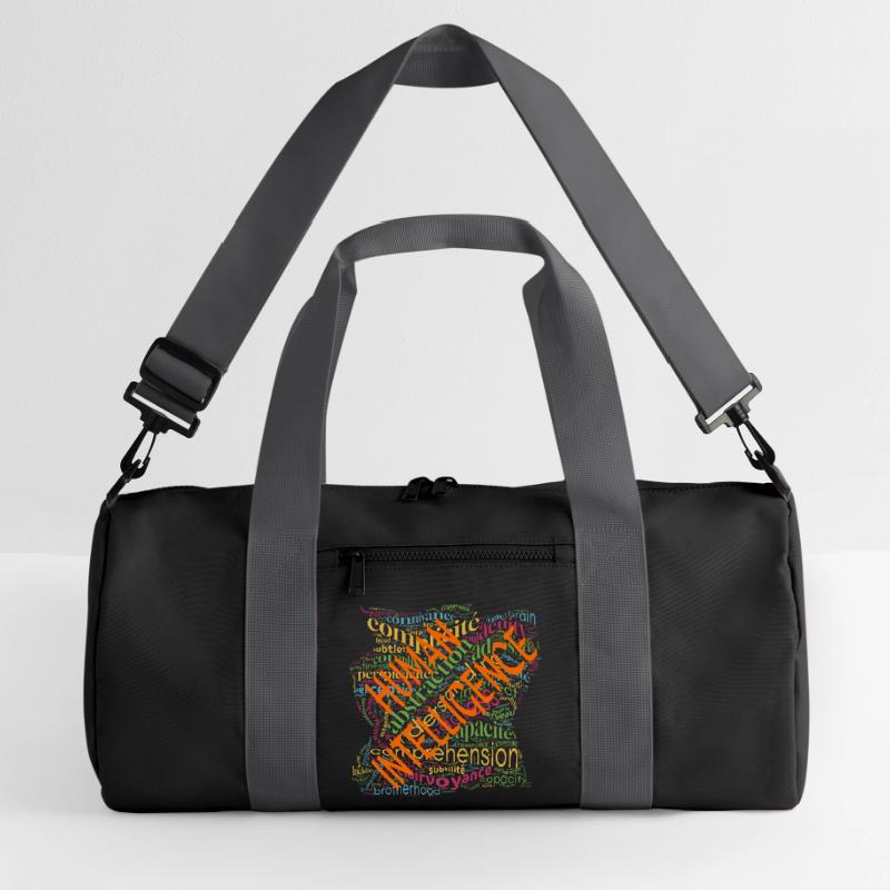 Human Intelligence Cloud Recycled Duffel Bag