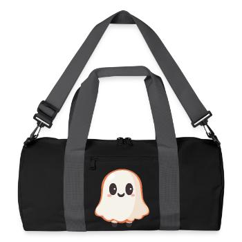 Cute Ghost - Recycled Duffel Bag - black/graphite grey - Front