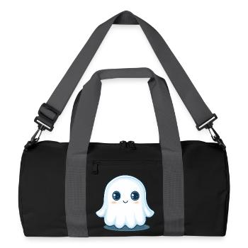 Cute Ghost - Recycled Duffel Bag - black/graphite grey - Front