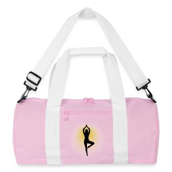 Silhouette 1 - Sac de sport recyclé - rose/blanc - Devant