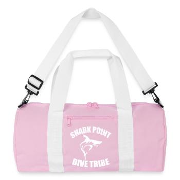 SHARK POINT DIVE TRIBE - Recycled Duffel Bag - pink/white - Front