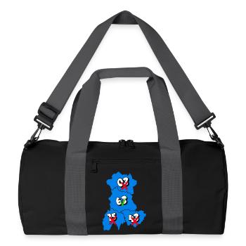 Région Auvergne - Sac de sport recyclé - noir/gris graphite - Devant