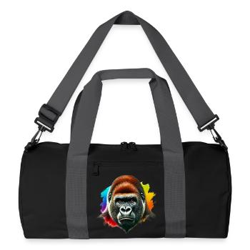Gorille - Sac de sport recyclé - noir/gris graphite - Devant