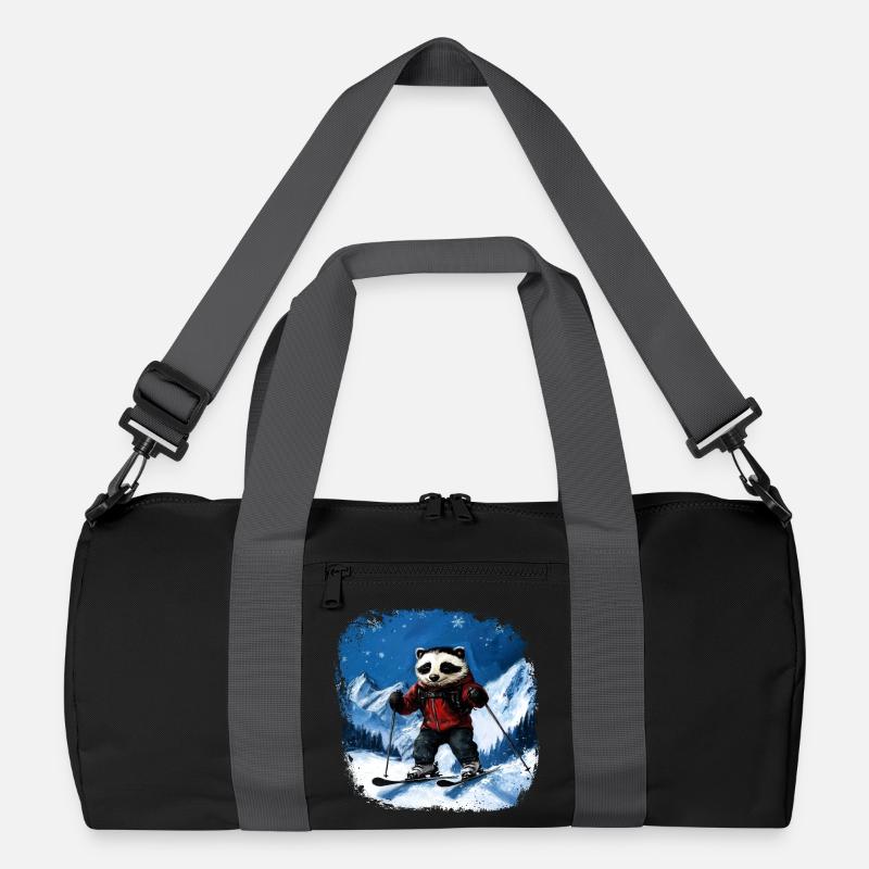 Skier Badger Recycled Duffel Bag