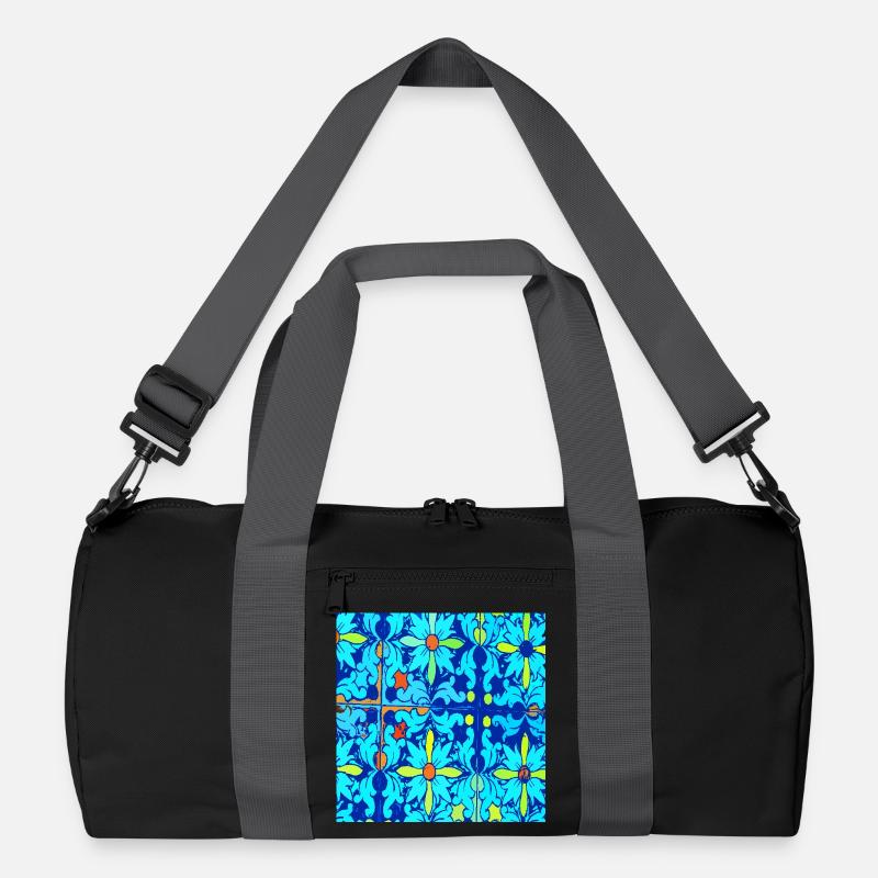 Blue ceramic Recycled Duffel Bag