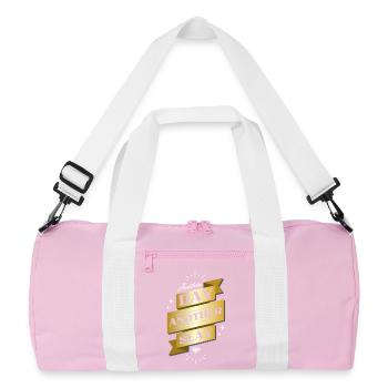 Another Day Another Slay – Glam Statement - Recycled Duffel Bag - pink/white - Front