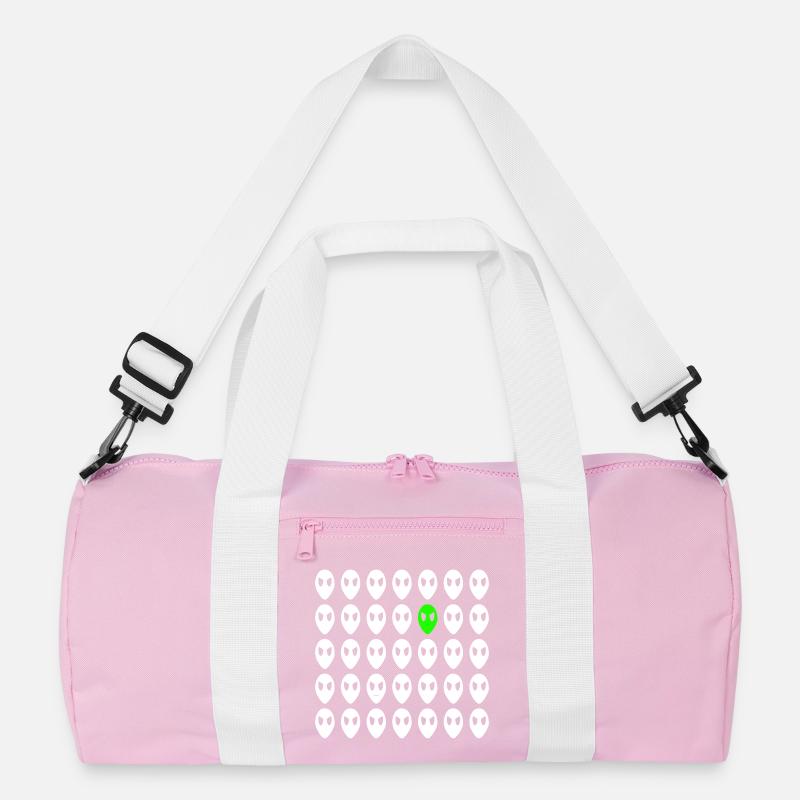 alien face Recycled Duffel Bag