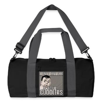 I Only Cry at Amateur Cuddlers - Recycelte Duffel Bag - Schwarz/Graphitgrau - Vorne