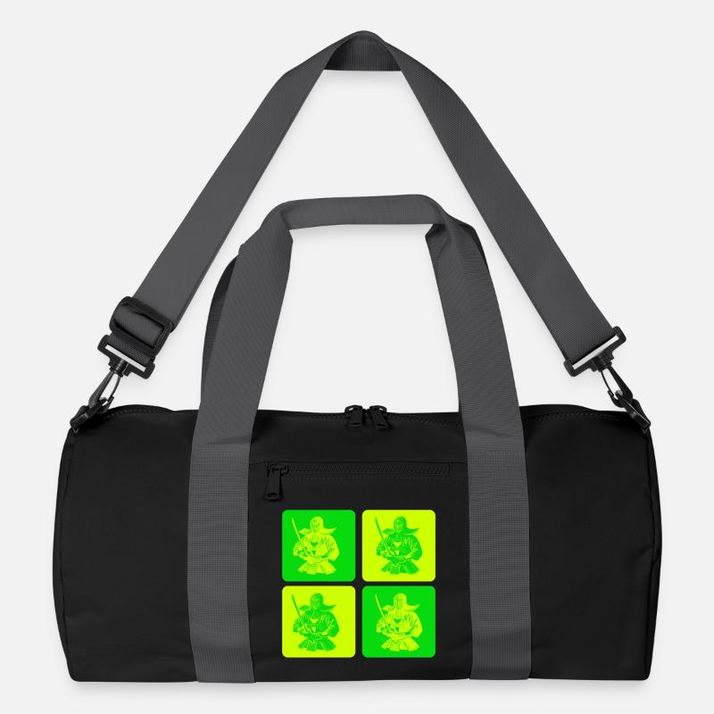 Pop Art Kendo Samurai Recycelte Duffel Bag
