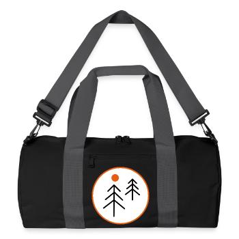 Tree - Recycled Duffel Bag - black/graphite grey - Front