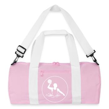 Puissance du water-polo - Sac de sport recyclé - rose/blanc - Devant