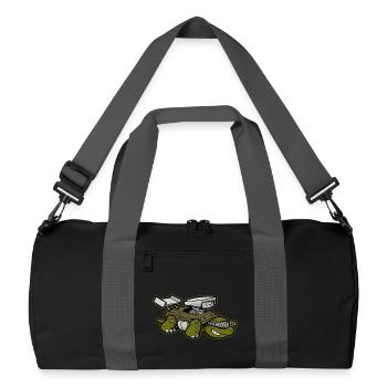 Turbo Turtle High-Tech - Recycled Duffel Bag - black/graphite grey - Front