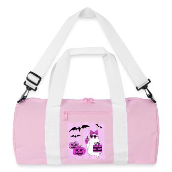 Fantôme de la mode - Sac de sport recyclé - rose/blanc - Devant