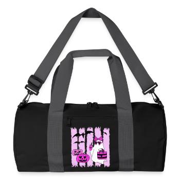 Fantôme de la mode - Sac de sport recyclé - noir/gris graphite - Devant