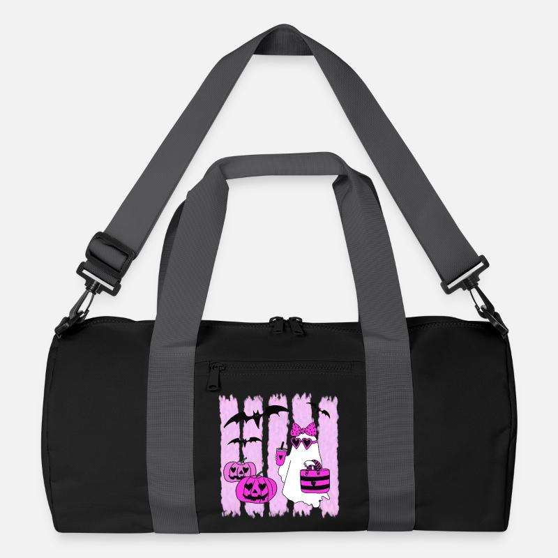 Fashion Ghost - Recycelte Duffel Bag - Schwarz/Graphitgrau