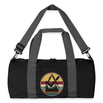 Carpenter Carpenter Guild Sign Craft Guild - Recycled Duffel Bag - black/graphite grey - Front