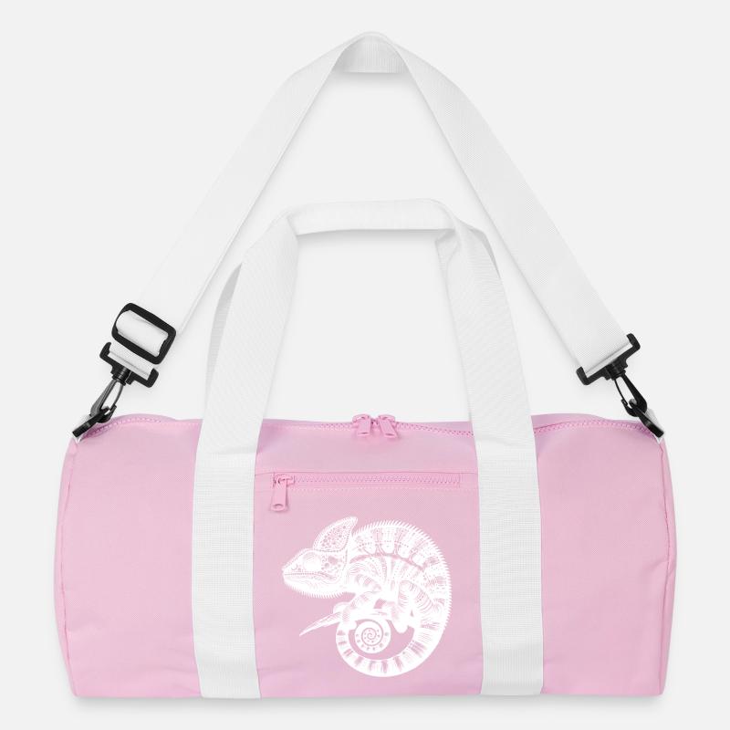 Tropical Lizard Wonder Exotic Lizard Recycled Duffel Bag