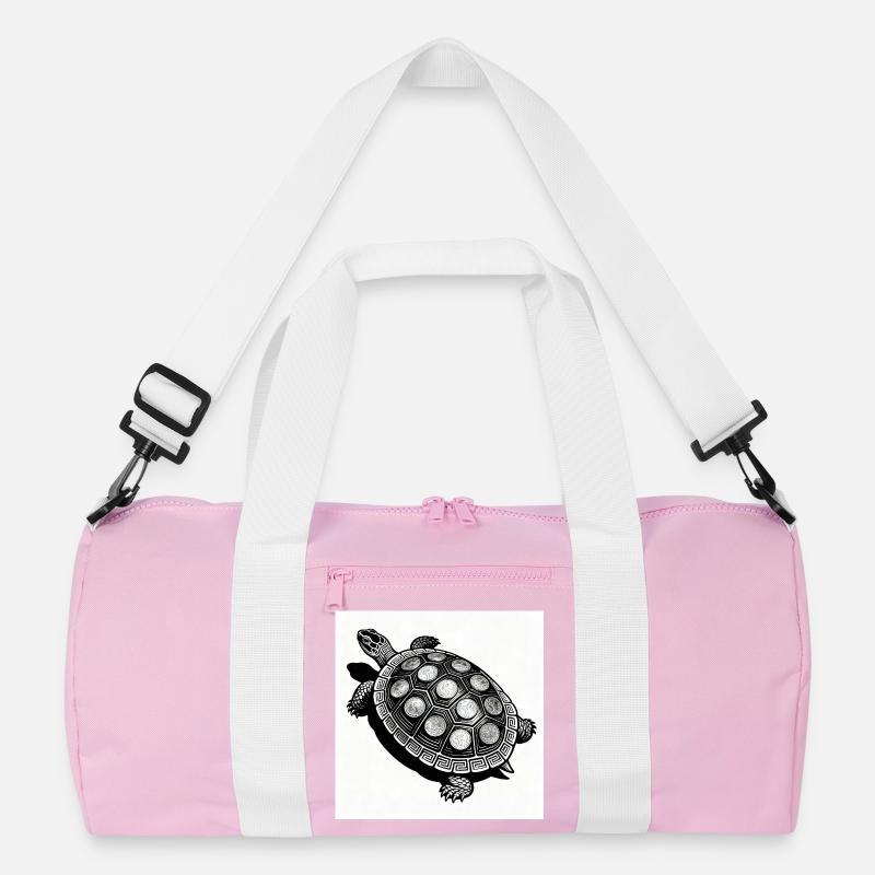 Coin Turtle Geometry Recycled Duffel Bag