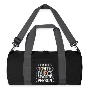Instruments de technicien de laboratoire dentaire - Sac de sport recyclé - noir/gris graphite - Devant