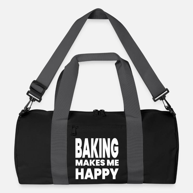 Backen - Recycelte Duffel Bag - Schwarz/Graphitgrau