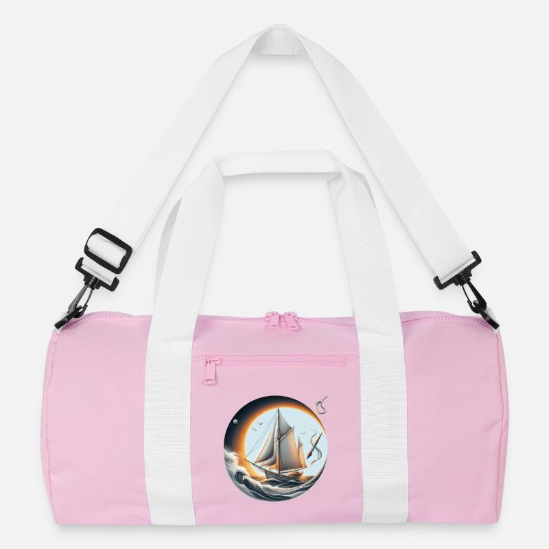 Sailing Circle at Sunset Recycled Duffel Bag
