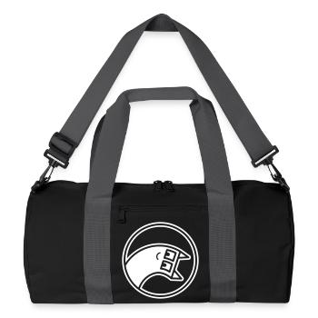 Katze – Niedliches Haustier für Katzenliebhaber - Recycelte Duffel Bag - Schwarz/Graphitgrau - Vorne