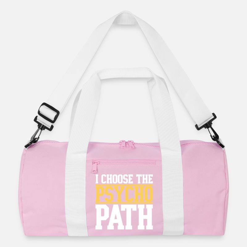 Ich wähle den Psycho-Pfad Recycelte Duffel Bag