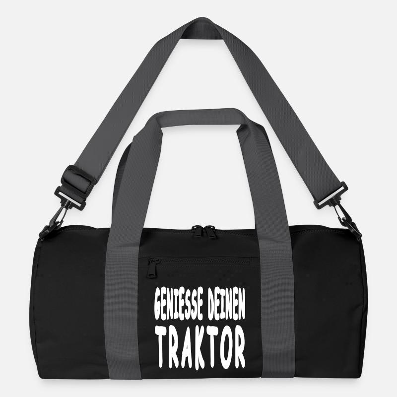 Traktor - Recycelte Duffel Bag - Schwarz/Graphitgrau