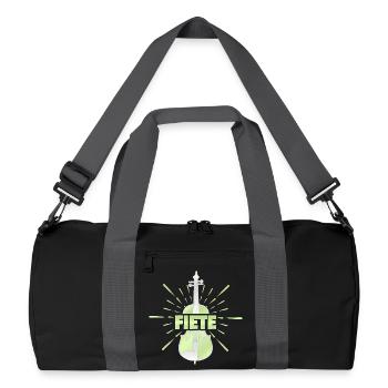 Instrument à cordes Fa - Sac de sport recyclé - noir/gris graphite - Devant
