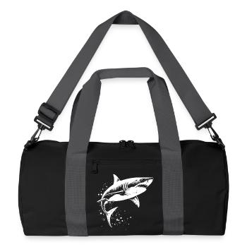 Shark Predator Ocean Predator - Recycled Duffel Bag - black/graphite grey - Front