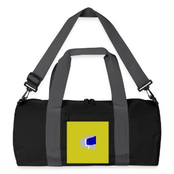 TEXTURA_DE_COLOR_#31 - Sac de sport recyclé - noir/gris graphite - Devant