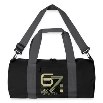 SixSeven - Recycled Duffel Bag - black/graphite grey - Front