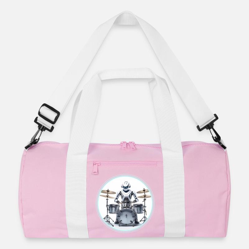 Drum Machine Roboter Recycelte Duffel Bag