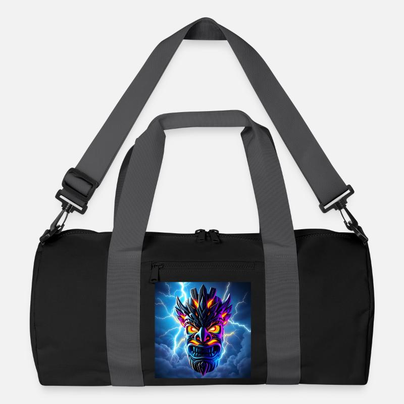 Thunder TIki Mask Recycled Duffel Bag