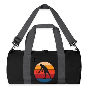 tennis - Sac de sport recyclé - noir/gris graphite - Devant