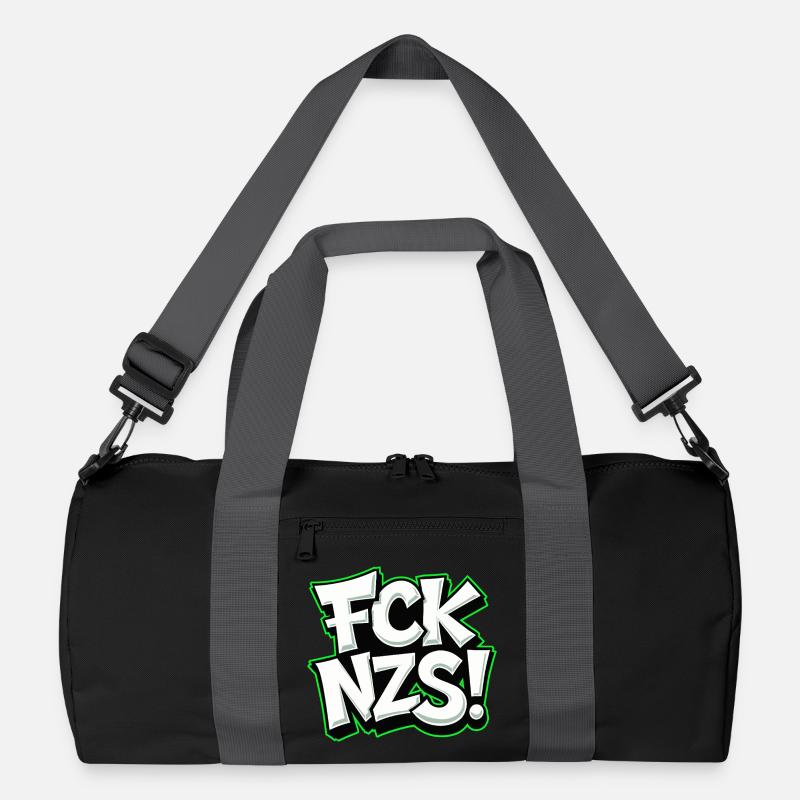 FCK NZS Statement against Racism Recycled Duffel Bag