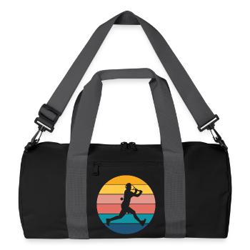 tennis - Sac de sport recyclé - noir/gris graphite - Devant