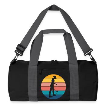 tennis - Sac de sport recyclé - noir/gris graphite - Devant